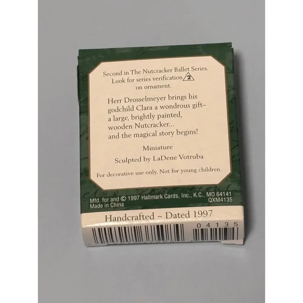1997 Hallmark Nutcracker Ballet Herr Drosselmeyer Miniature Keepsake Ornament